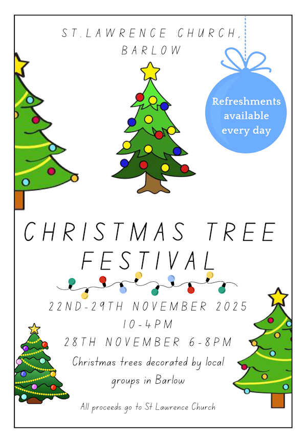 Barlow Church Christmas Trees 2025